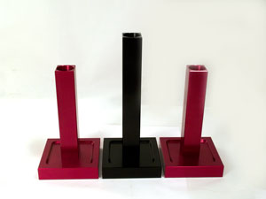 Candlesticks, black, click for a larger view